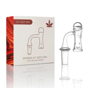 Aleaf Quartz Banger Spinner Kit Deep Dish