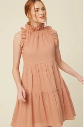 All the Frills Cotton Ruffle Dress