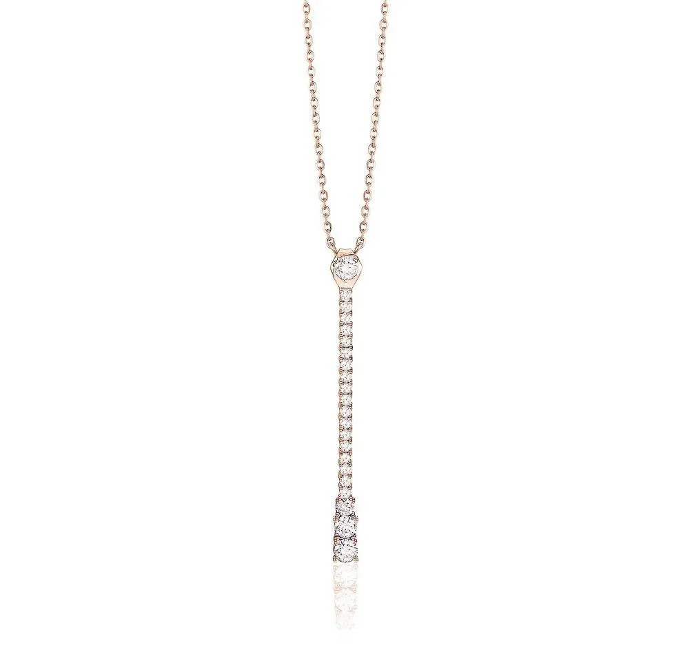 Bar Diamond Necklace (0.65Ctw)