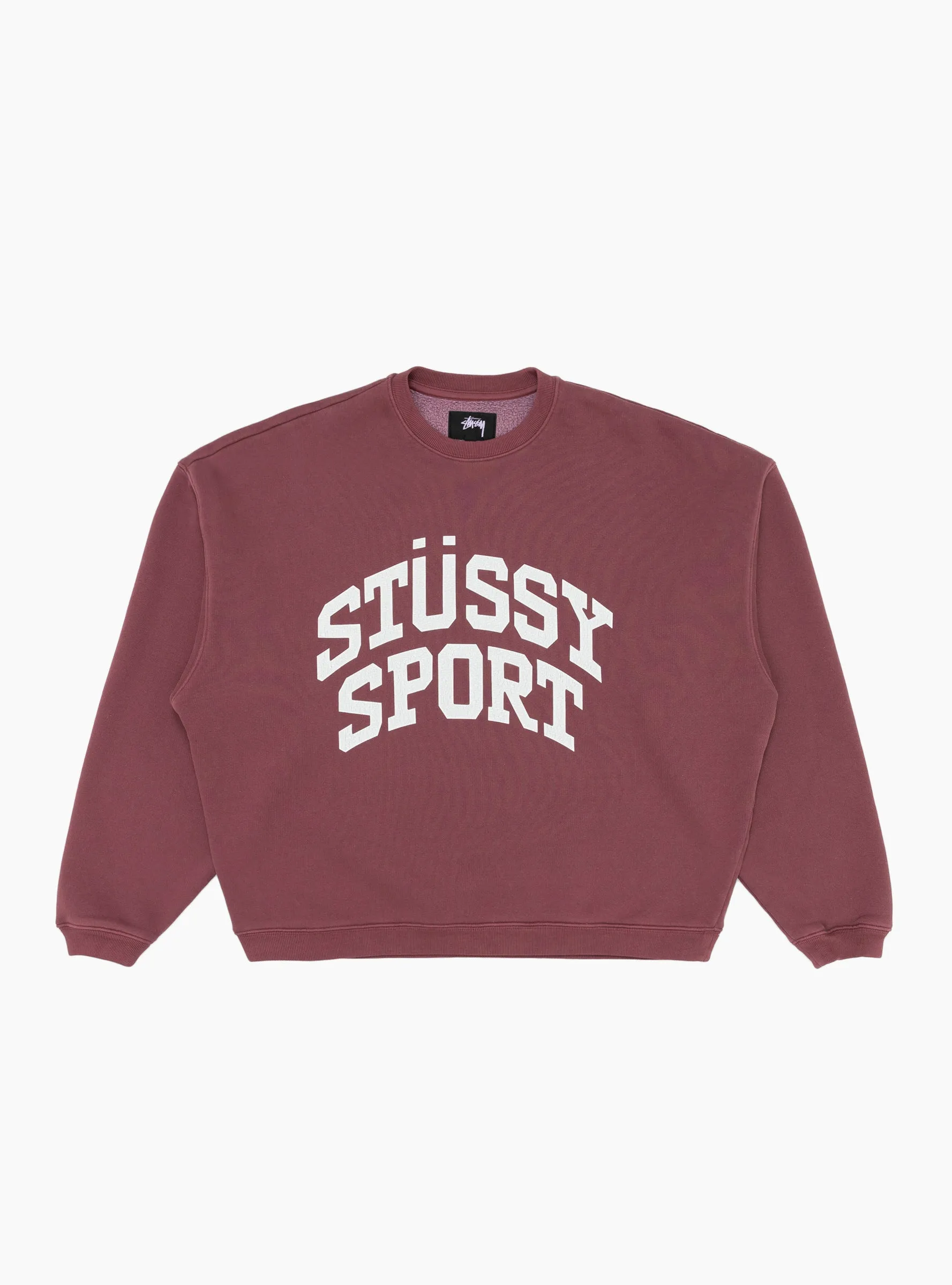 Big Crackle Sport Crew Burgundy