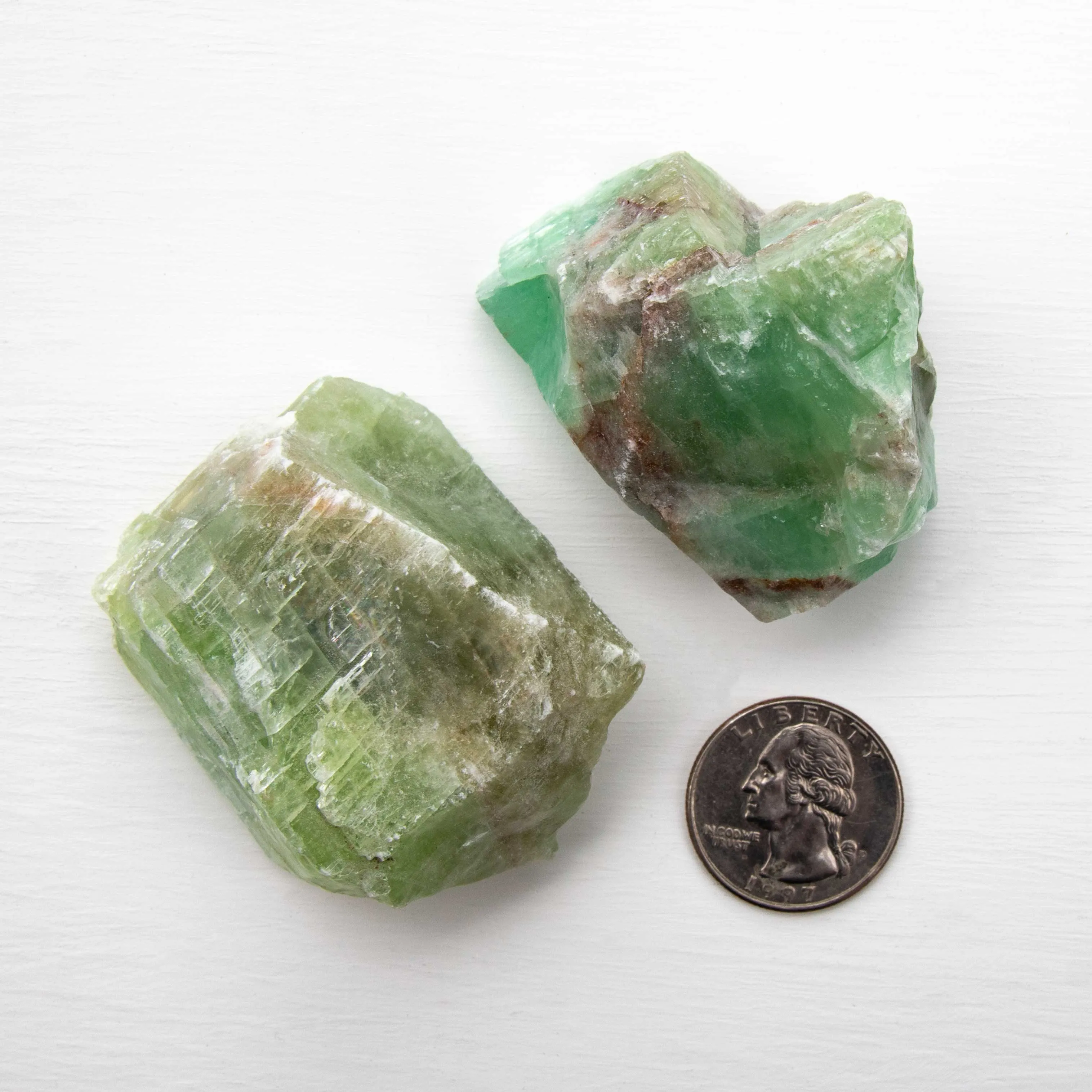 Calcite - Green, Chunks