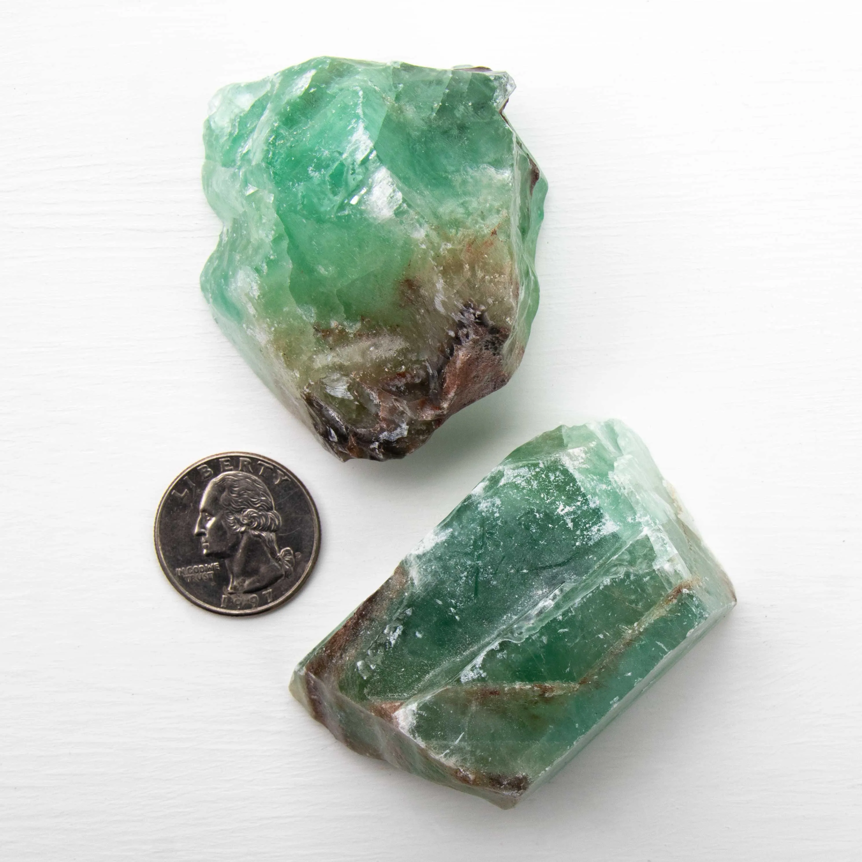 Calcite - Green, Chunks