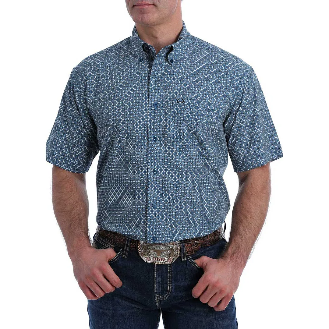 Cinch Men's Geo Print Short Sleeve Shirt