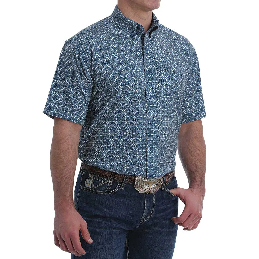 Cinch Men's Geo Print Short Sleeve Shirt