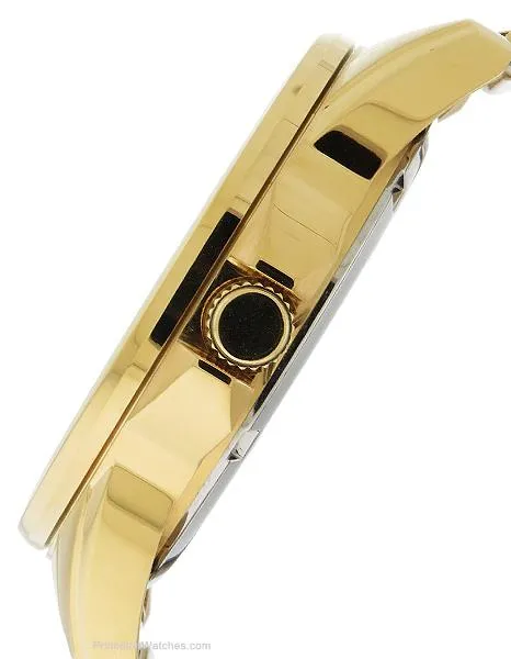 Citizen Quartz Multifunction Mens Watch - Black Dial - Gold-Tone - Day/Date