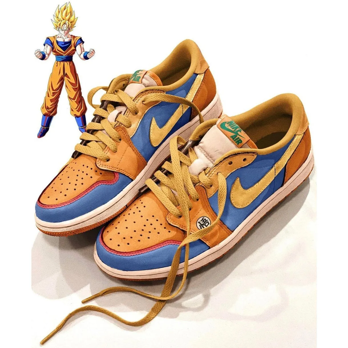 CUSTOM NIKE AIR JORDAN 1 LOW “SON GOKU”