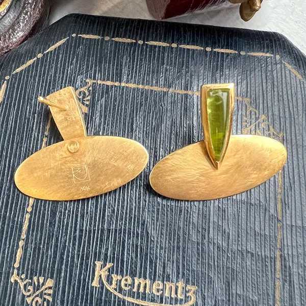 Estate Peridot Earrings