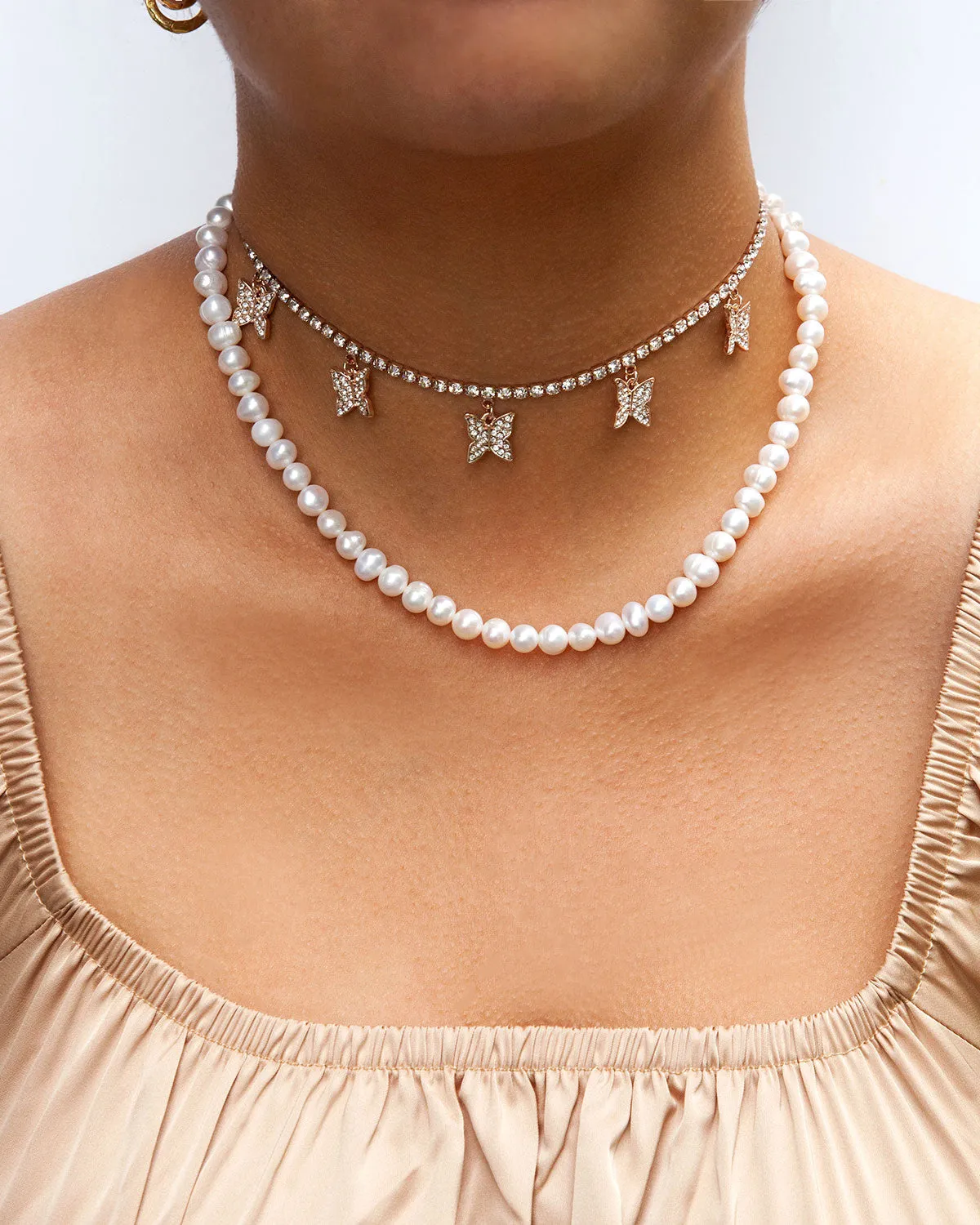 Freshwater Pearl Short Necklace