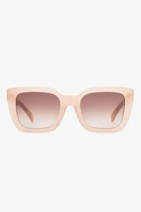 Harlow Cream Rosewood Gradient Lens Sunglasses