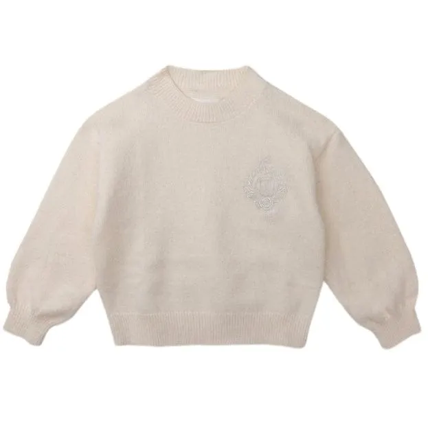 Kids Honor The Gift Crew Sweater (Bone) KHTG230451