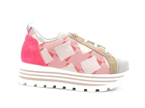 LAKE Bowling Pitagora Sneaker Running Platform Pink D25-BOW