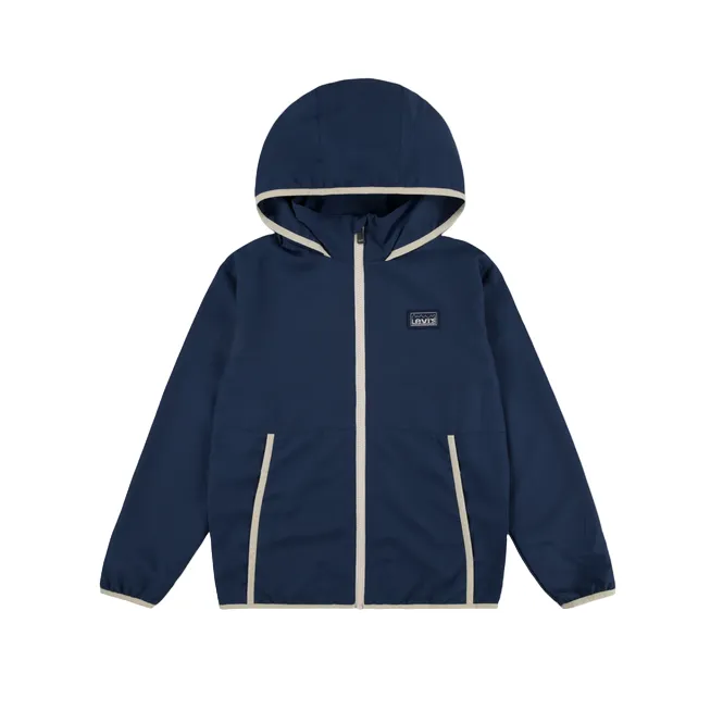 Levi's Kids Lightweight boys' jacket with hood 9EK396-BCF blue