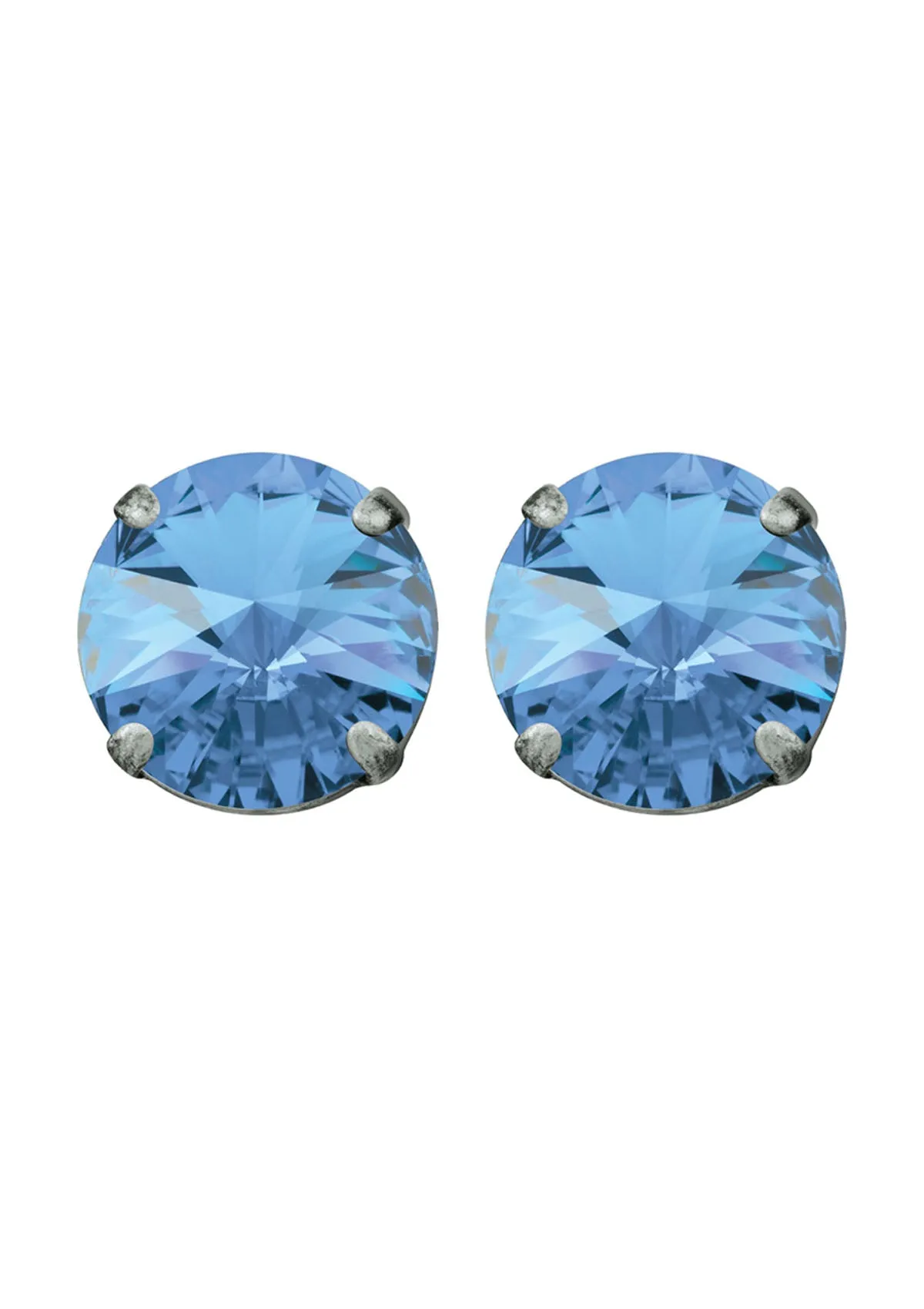 Light Sapphire Rivoli Studs