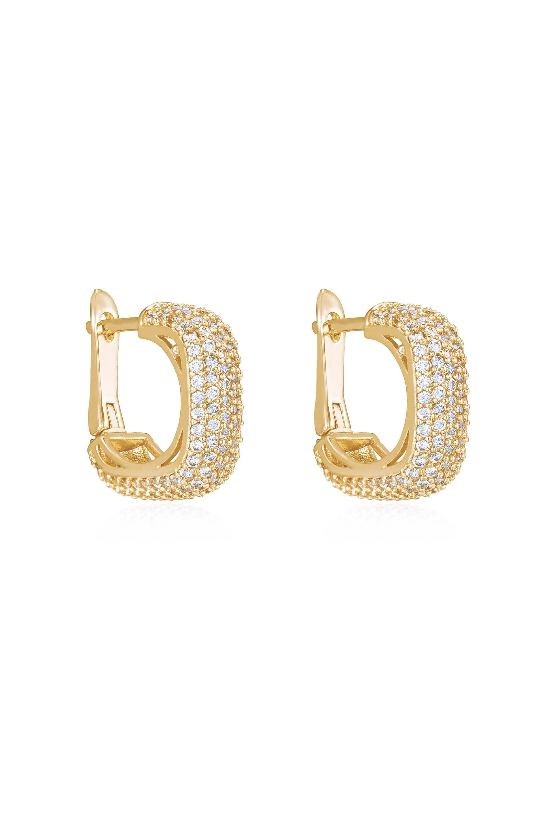 Little Reminders Crystal Mini Hoop Earrings