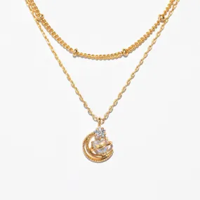 Luna Love Layered Necklace