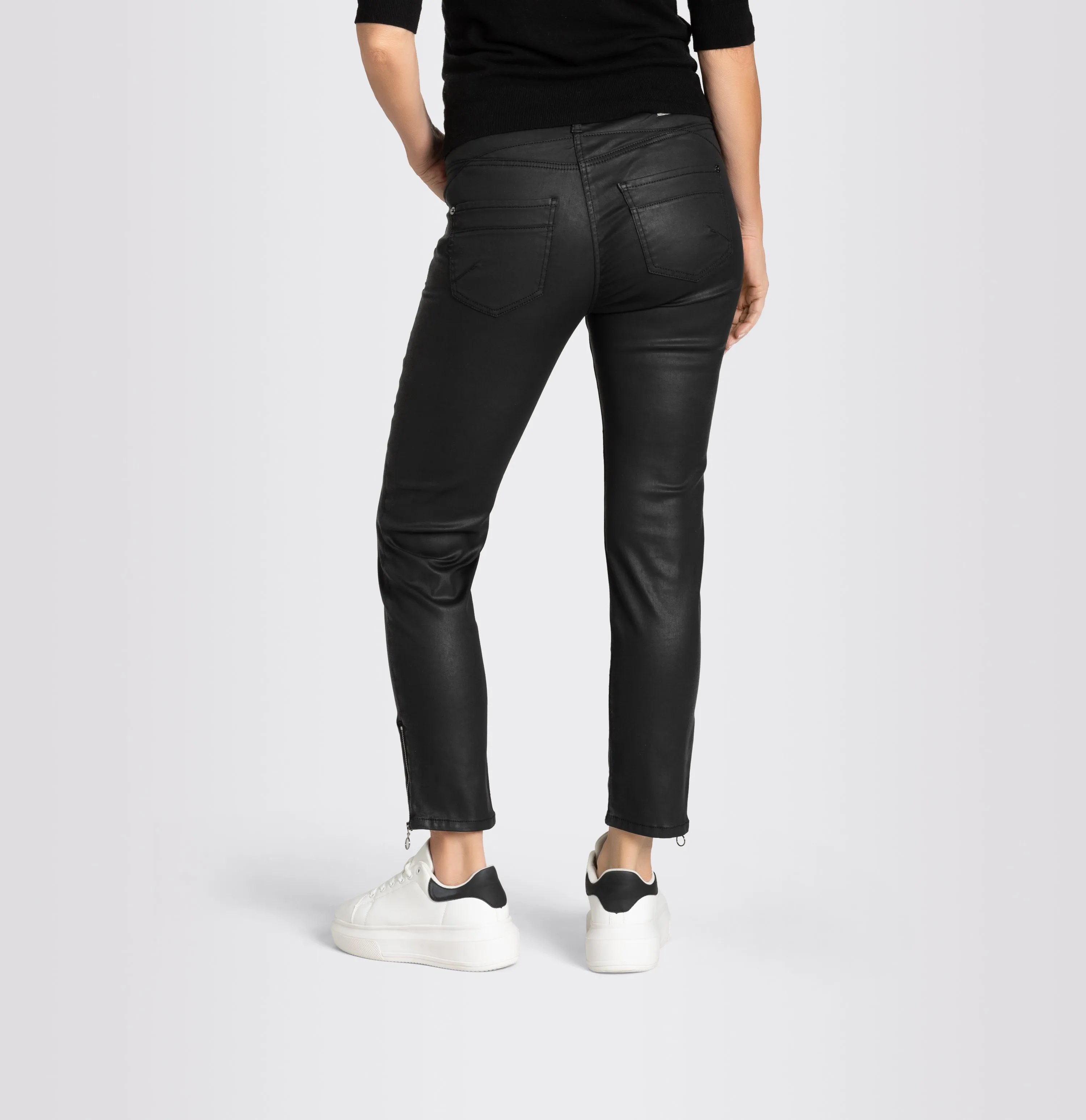 MAC JEANS - RICH SLIM, Coated cotton tencel