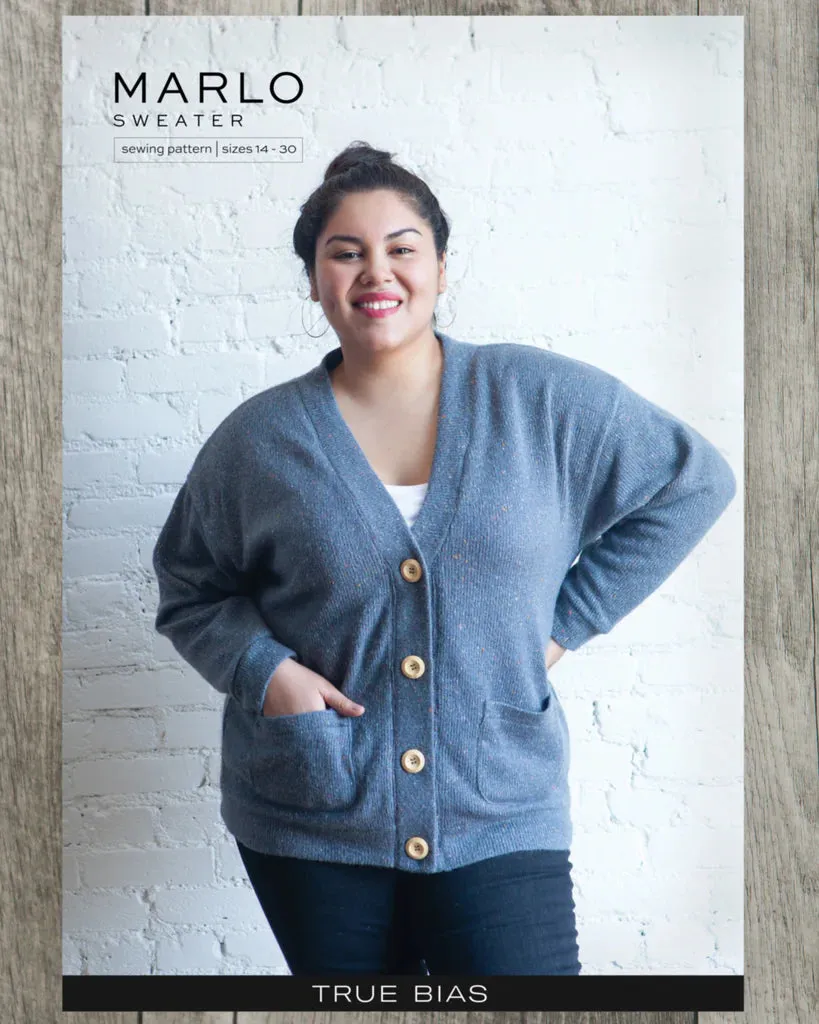 Marlo Sweater Sewing Pattern | Plus Sizes 14-30 | by True Bias