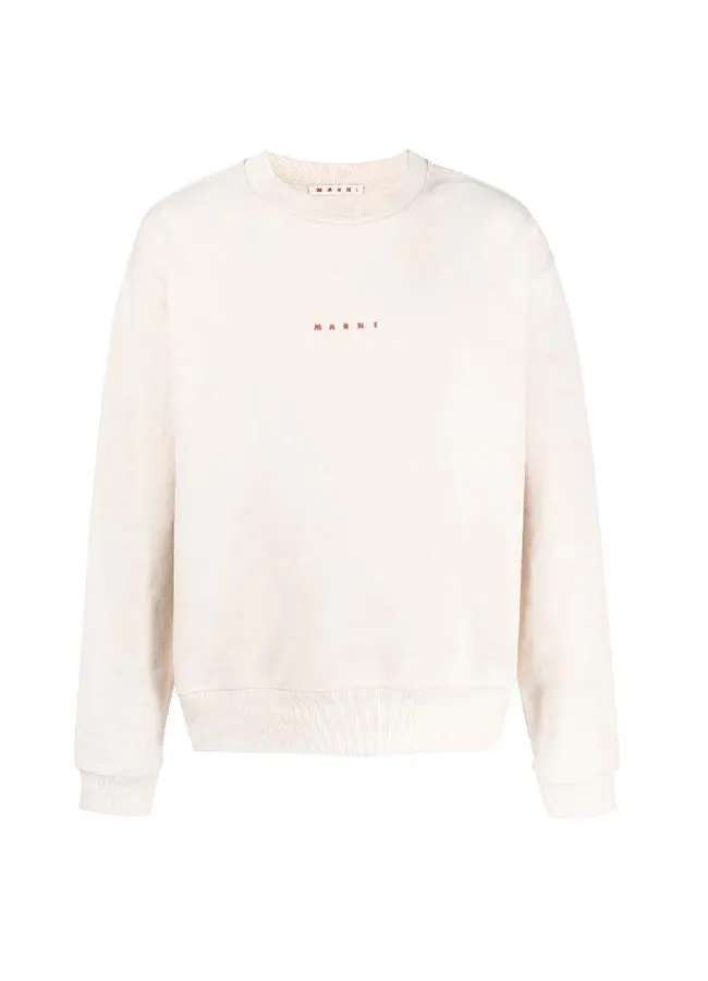 Marni Logo Organic Cotton Sweatshirt FUMU0074P9