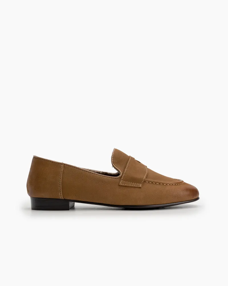 Minimalist Comfy Warm Slip On Flat Loafers