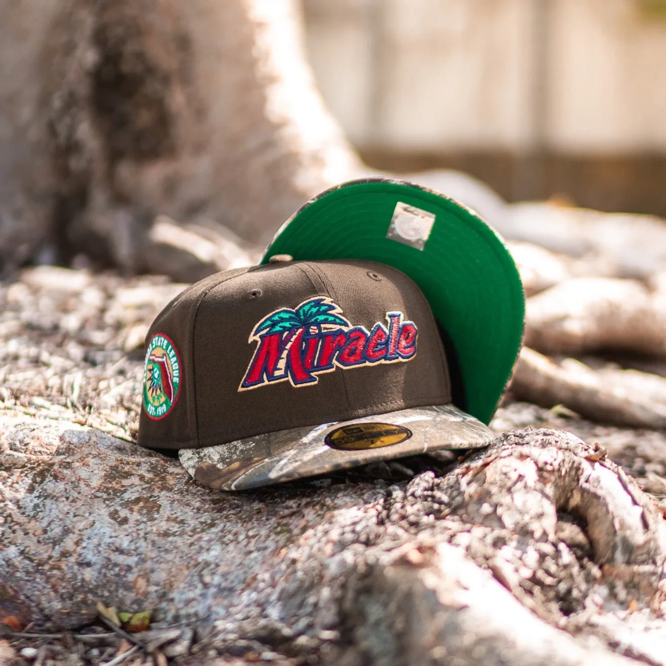 New Era Fort Myers Miracle Florida State Green UV (Walnut/Real Tree Camo)