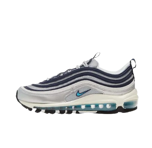 Nike Air Max 97 Metallic Silver Chlorine Blue (Women's)