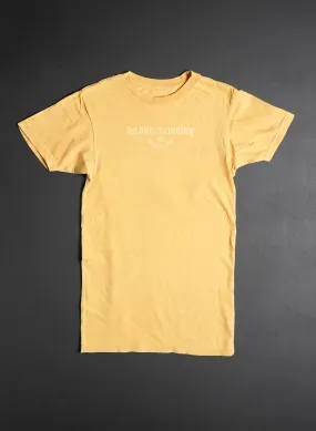 NO ONE IS COMING OVERSIZED TEE- MUSTARD