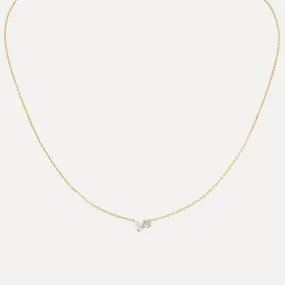 Noa Double Mixed Diamond Necklace