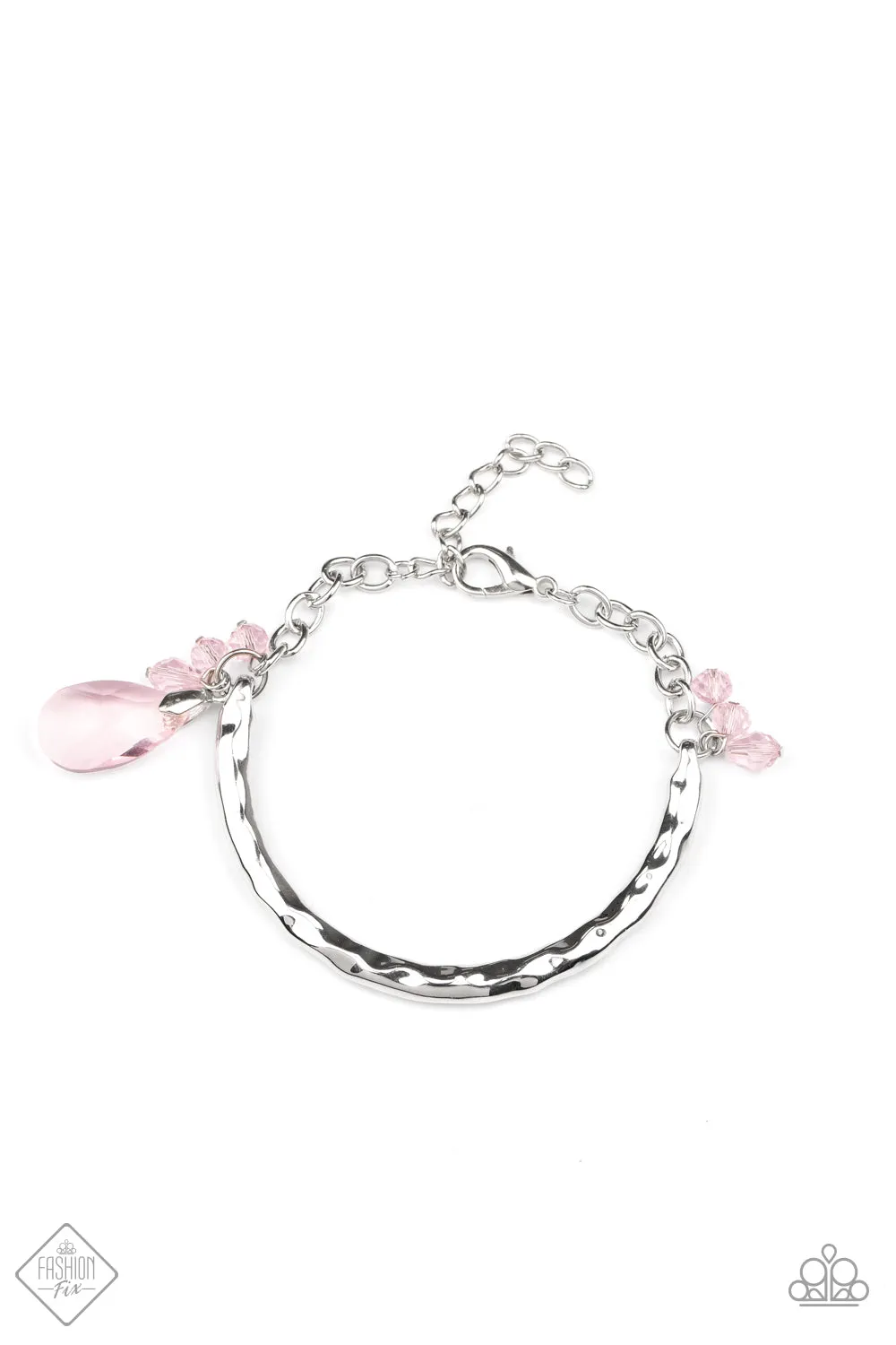 Paparazzi Accessories - Let Yourself GLOW - Pink Bracelet Fashion Fix October 2020