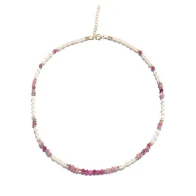 Pearl and Ruby Luxury Necklace