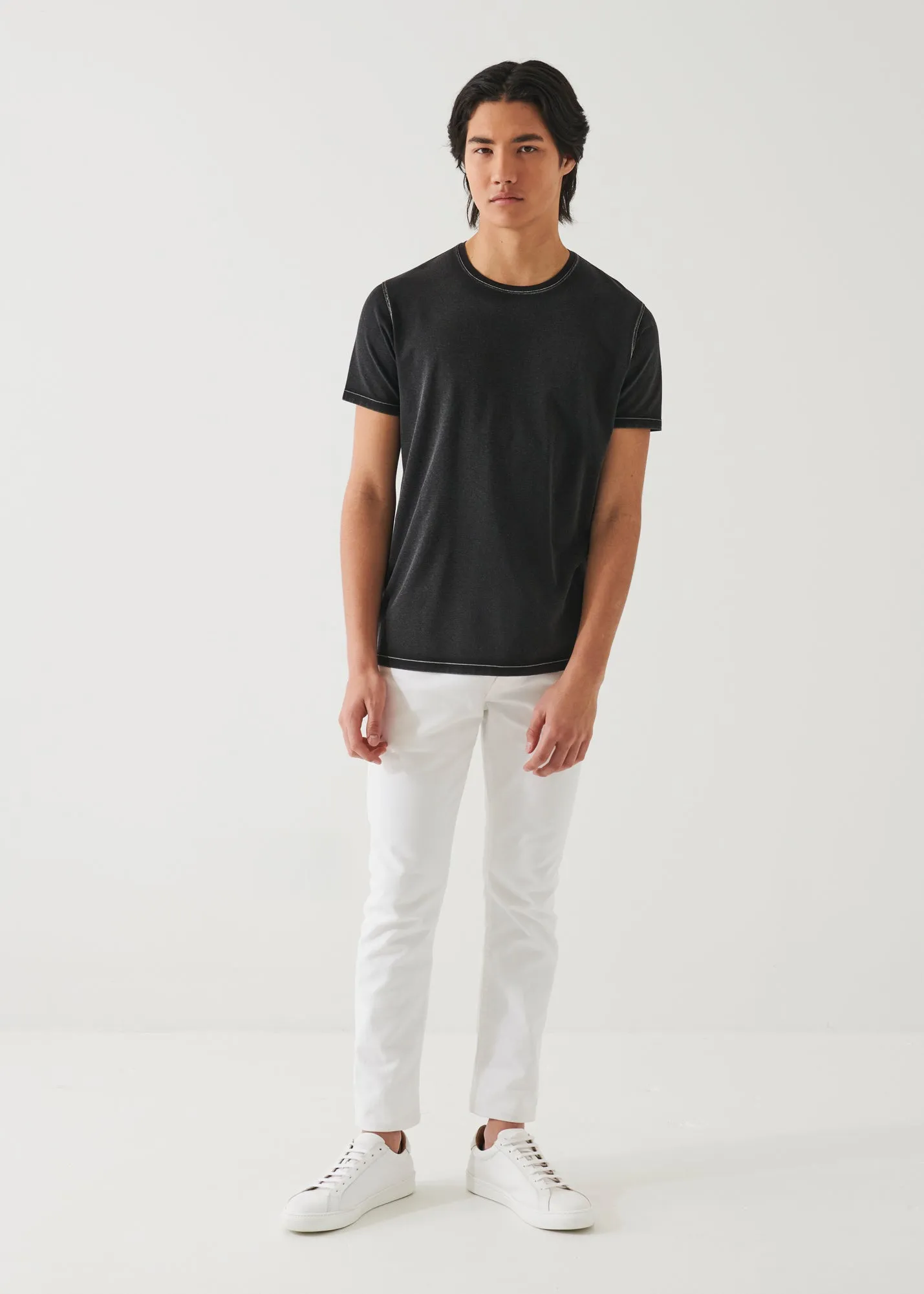 PIMA COTTON STRETCH VINTAGE WASH T-SHIRT