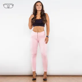 Pink Chenille High Waist Lifting Leggings