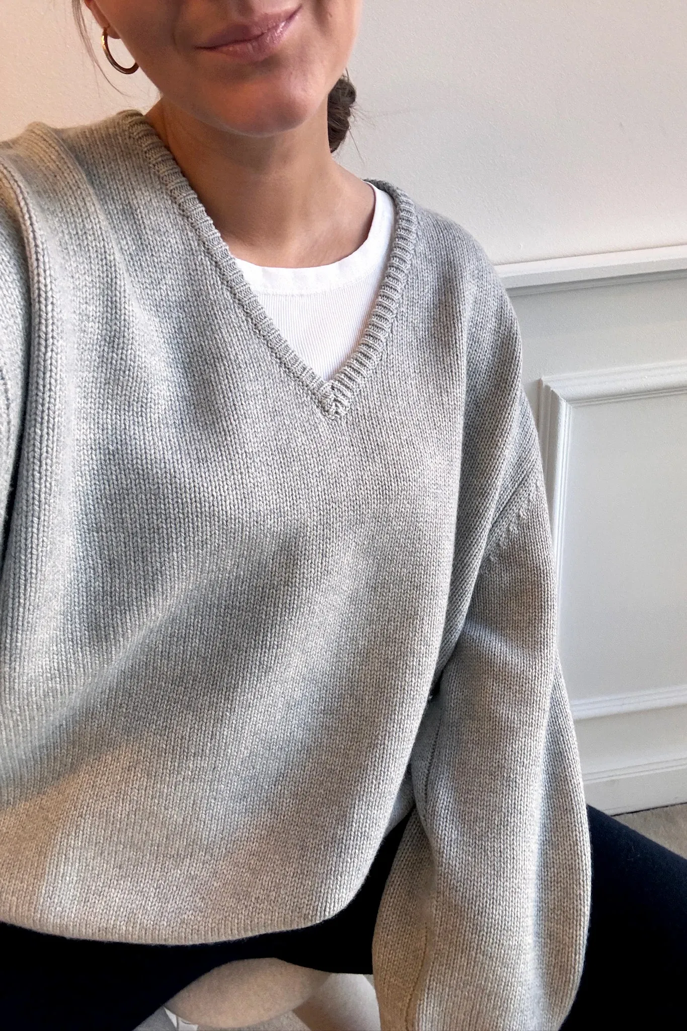 Pullover Mona in Dove Grey