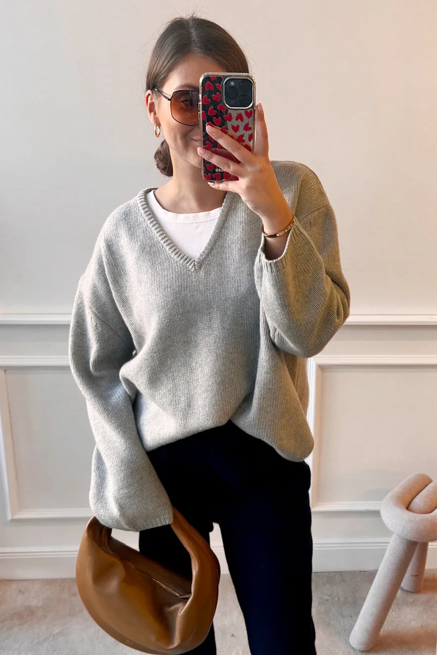 Pullover Mona in Dove Grey