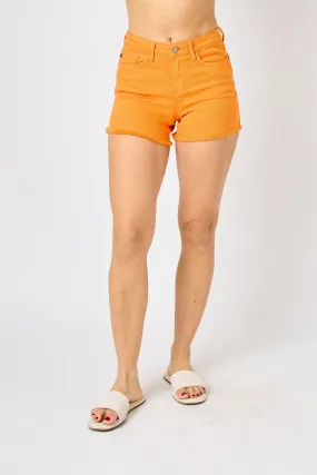 Raegan Shorts by Judy Blue - Orange PREORDER