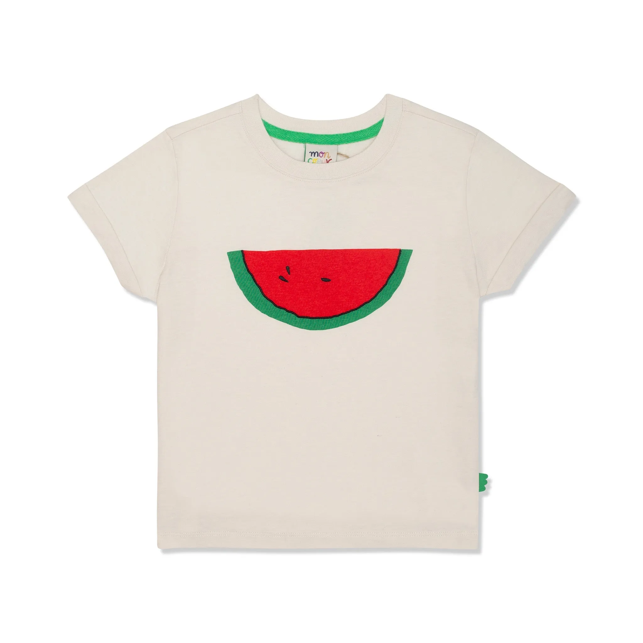 Recycled Cotton Checkered Kid T-shirt