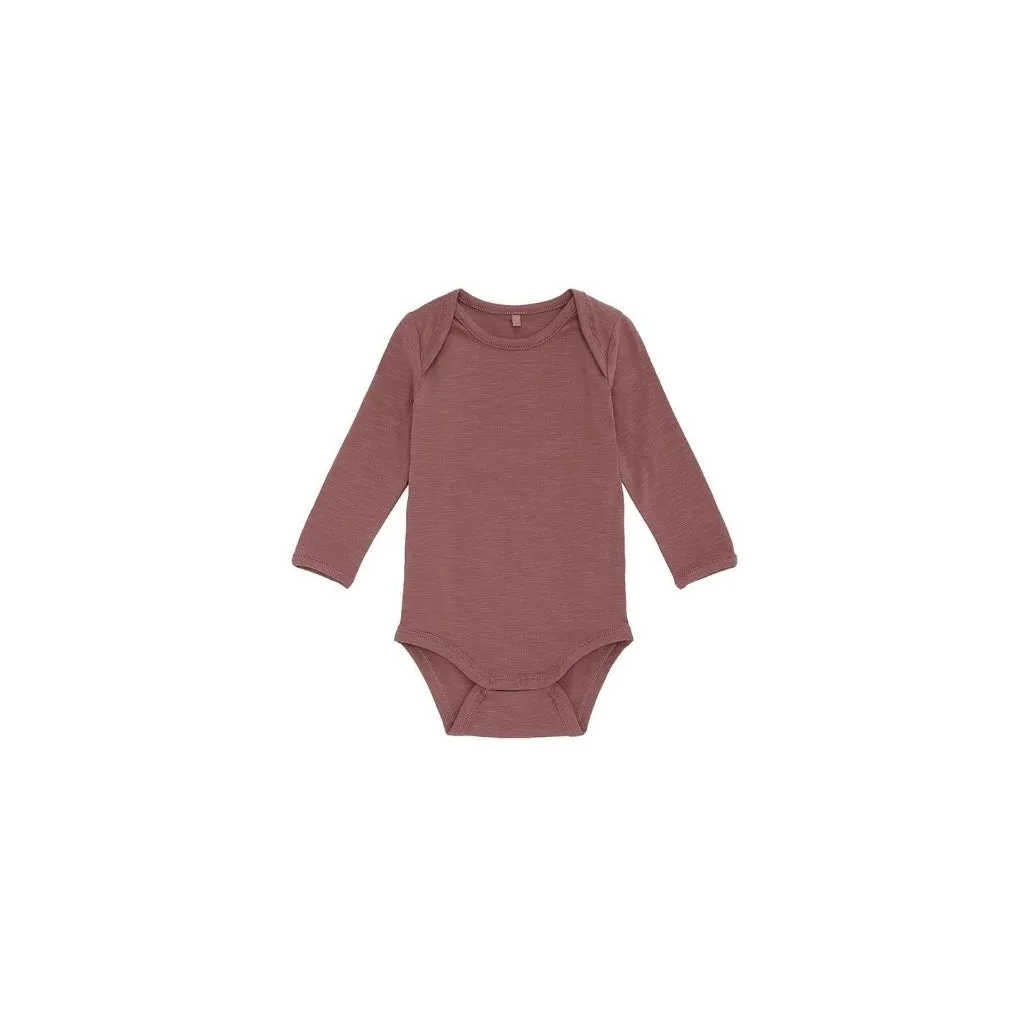 SGBob L/S Body - Dark Red (Burlwood)