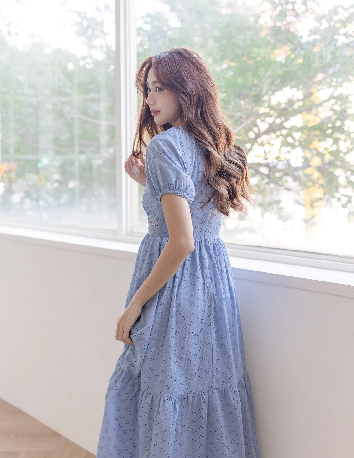 Tasmin Dress in Periwinkle