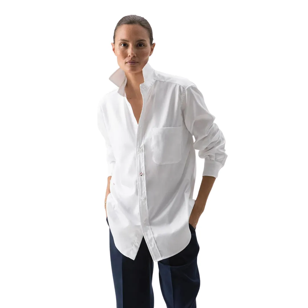 The Men's Shirt, Bond Cotton - Winter White