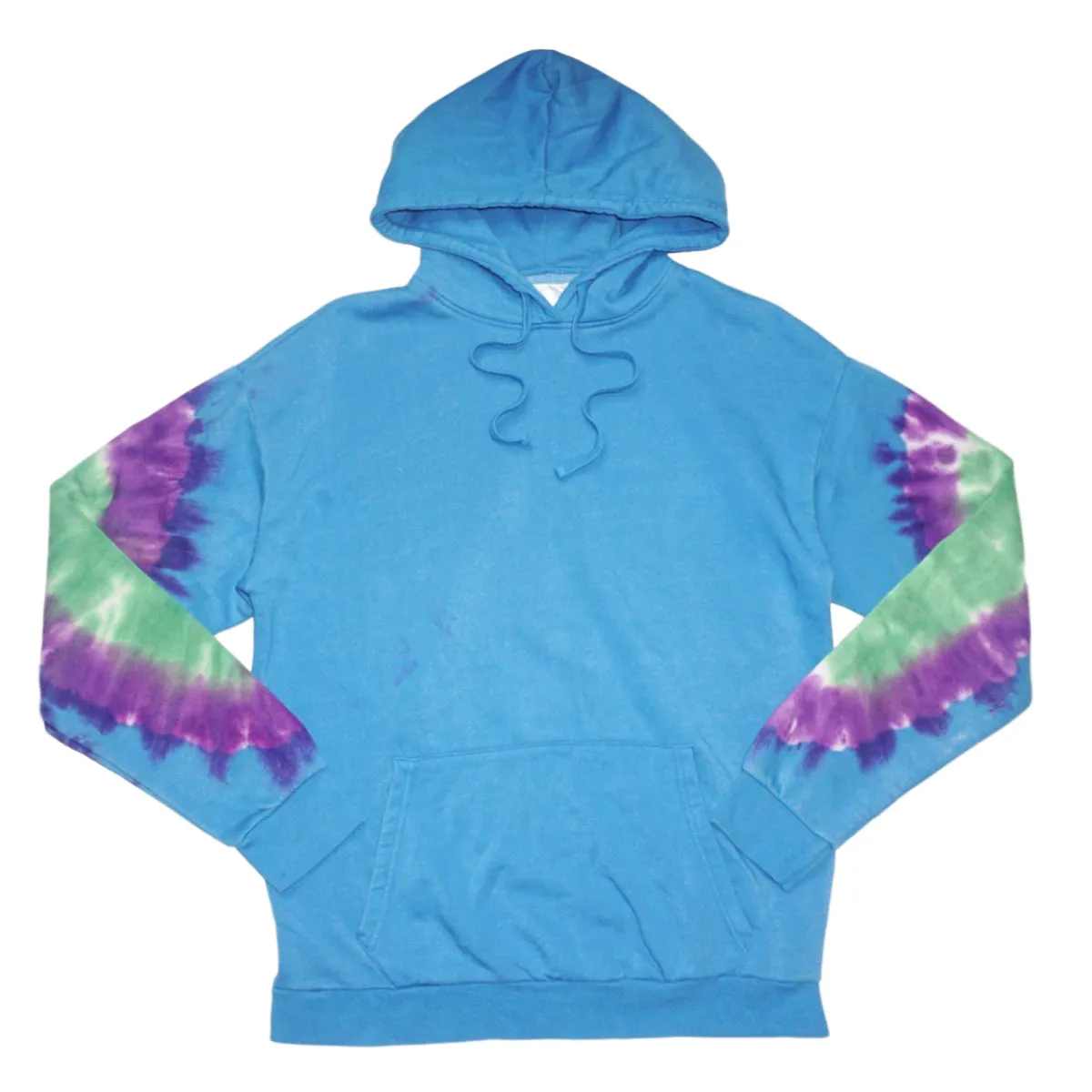 Tie-Dye Hoodie (Blue/Grn/Prp) /D15