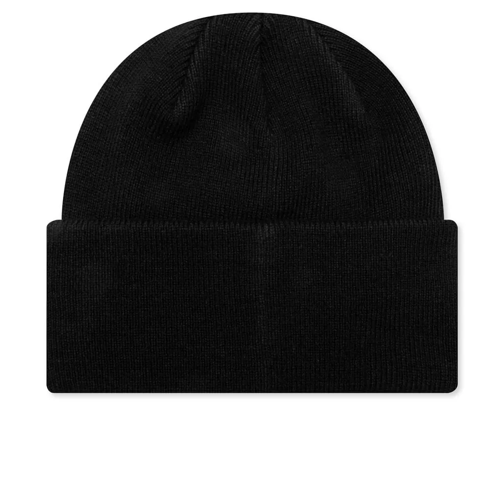 Urban Embossed Beanie - Black