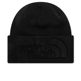 Urban Embossed Beanie - Black