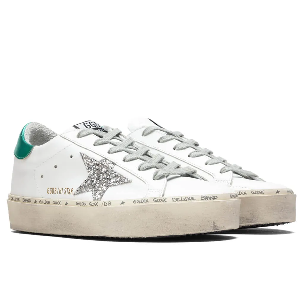 Women's Hi Star - White/Silver/Aquamarine